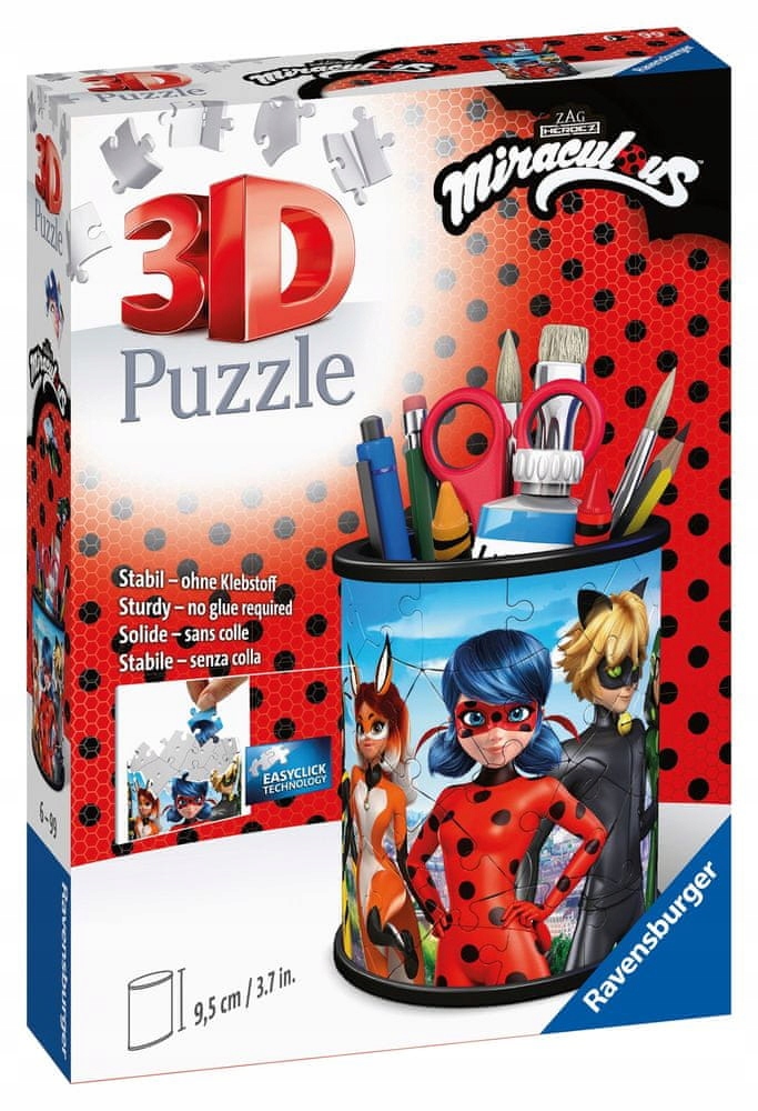 Prostorové Puzzle Pro Celou rodinu Obraz Příborník Rozvíjí Představivost