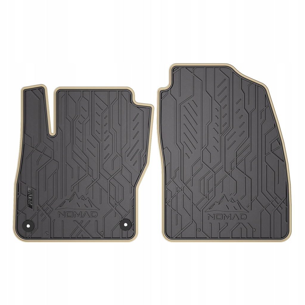 Gumové autokoberce Nomad Ford Focus II 2004-2011 béžové