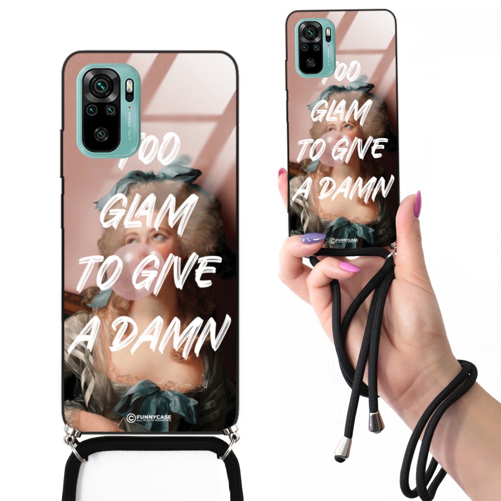 Pouzdro Pro Xiaomi Redmi Note 10S Crossglam Černé Sassy vodítko Elegantní vzory