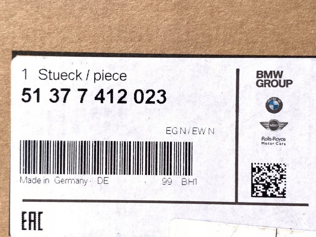 BMW 4 F36 Gran Coupe Szyba Tylna Lewa Nowa OE 7412023 — zdjęcie 9