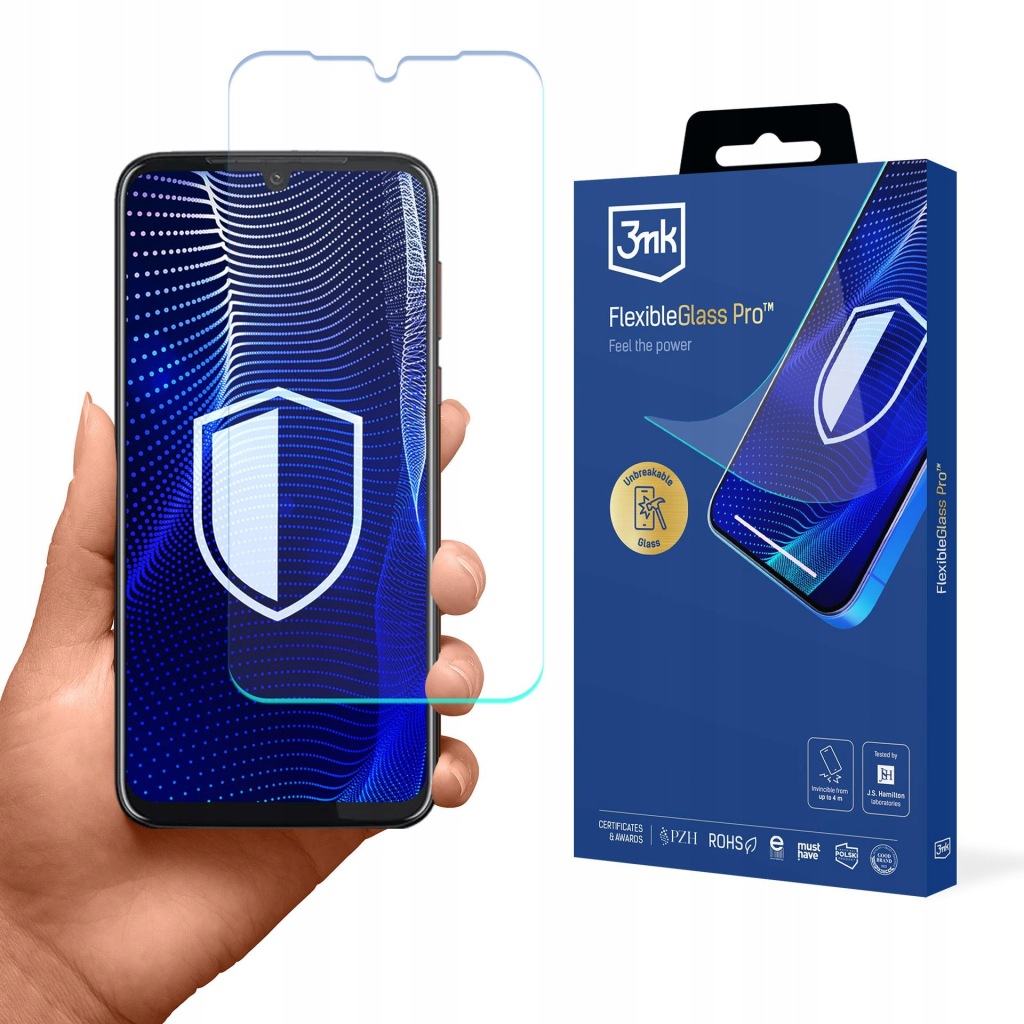 Sklo na displej pro Motorola One Vision Plus3mk FlexibleGlass Pro