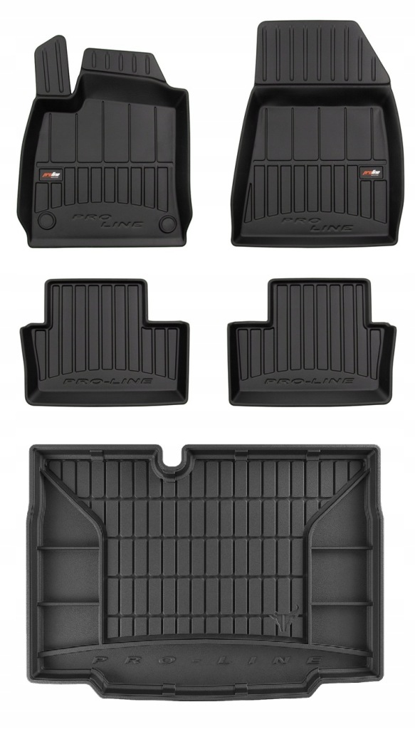 Set 3D gumové rohože Renault Clio E-Tech 5 Hb od roku 2019