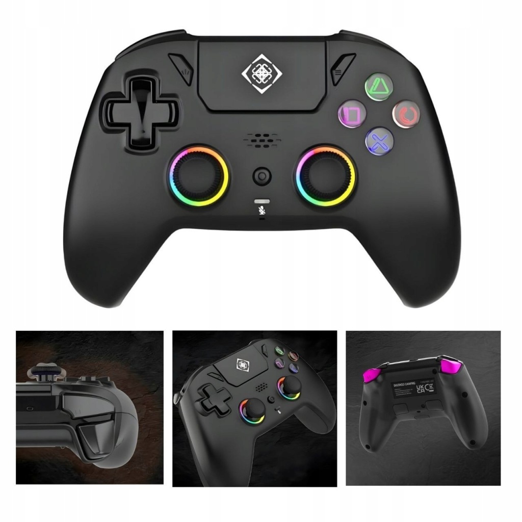 Ovladač PS5 Pro Pc bezdrátový Hall senzory 2 další tlačítka Pad