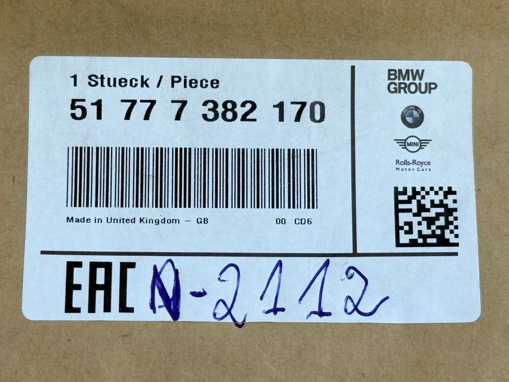 MINI Cooper F55 F56 Dokładka Zderzaka Przednia Przód Nowa 7382170 7360737 — zdjęcie 9