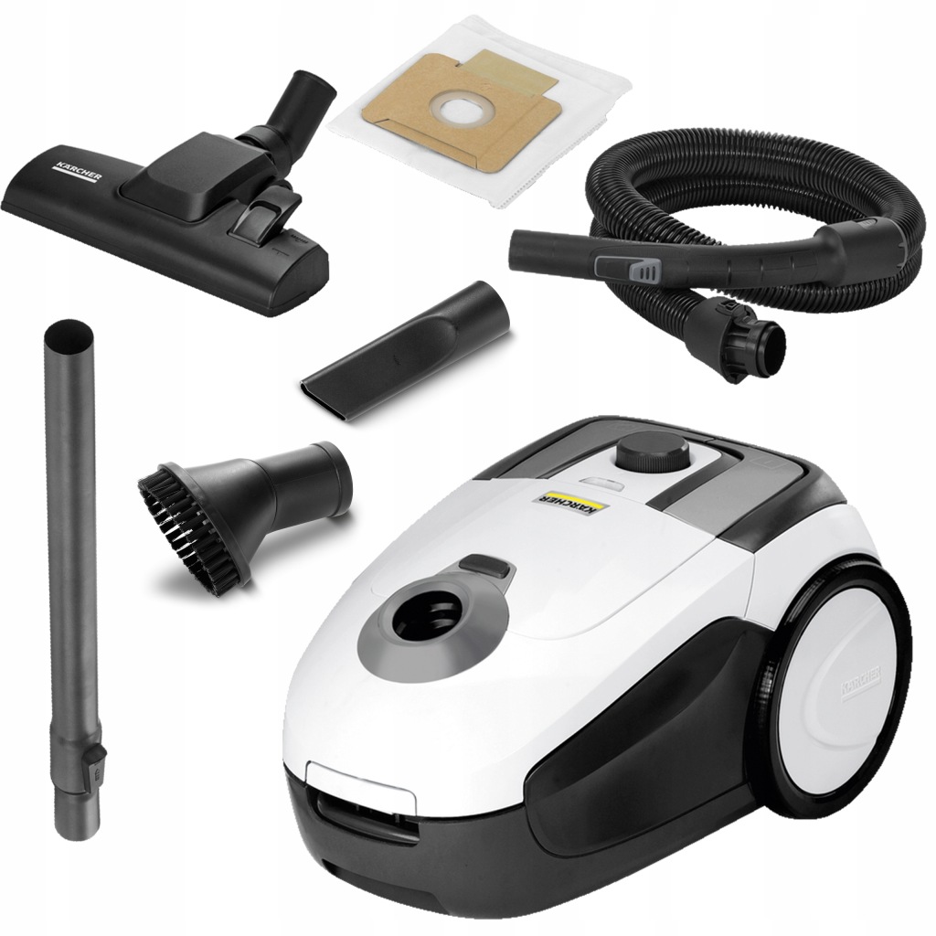 Karcher VC 2 Vysavač Domácí Sada Hubic Hepa Filtr Regulace Výkonu