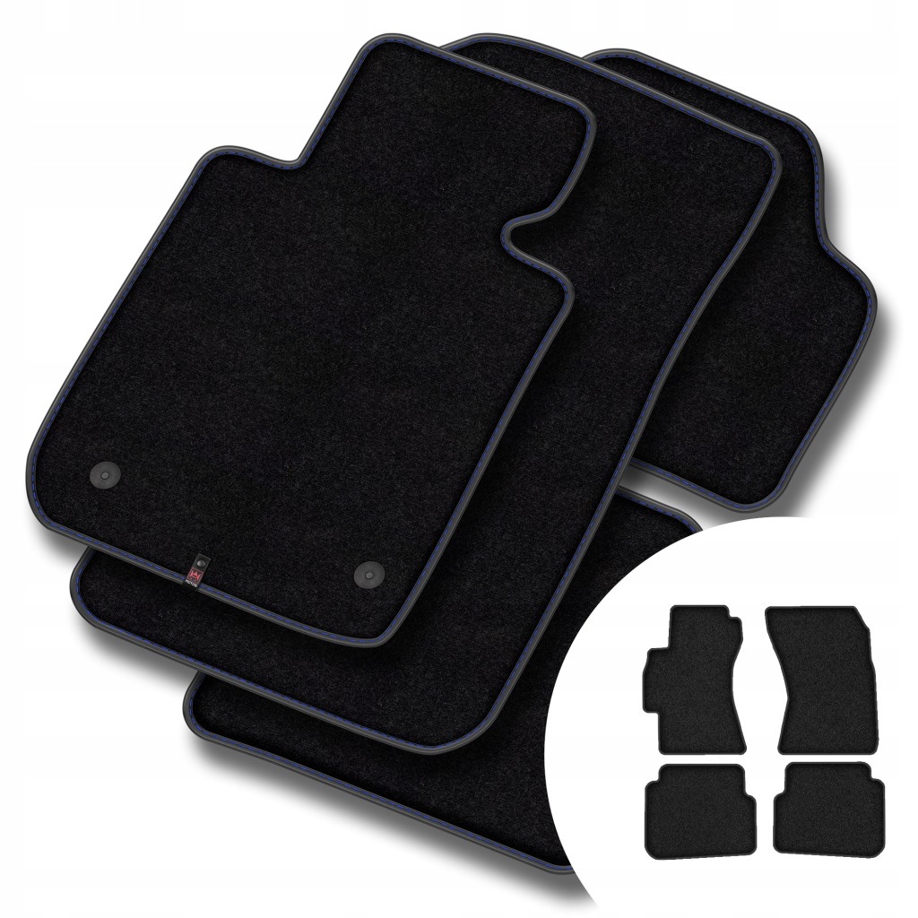 Velurové koberce Premium pro Subaru Impreza III Gh 2007-2011