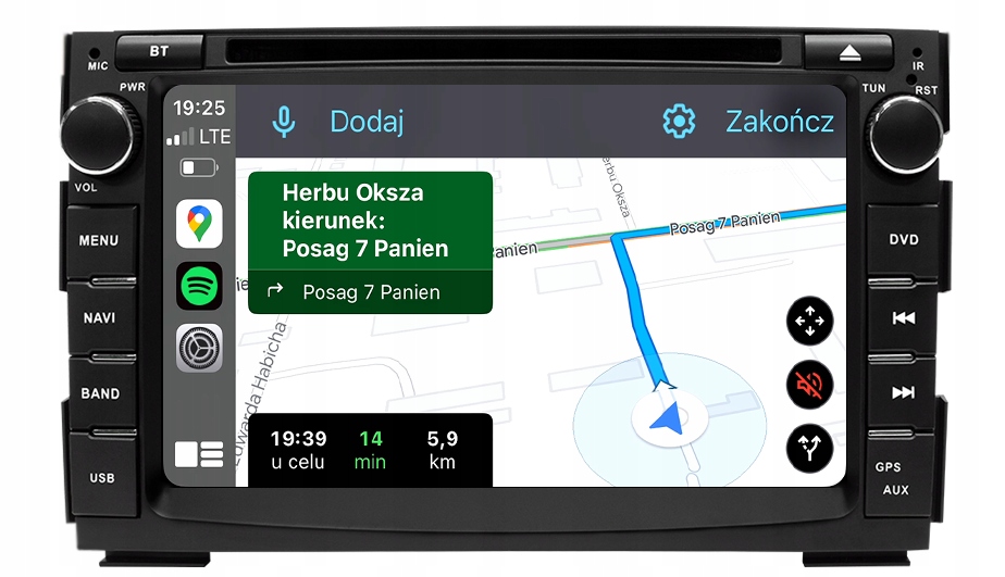 Kia Ceed Venga Android Rádio Navigace 8/128 Apple Carplay Mapy Aplikace
