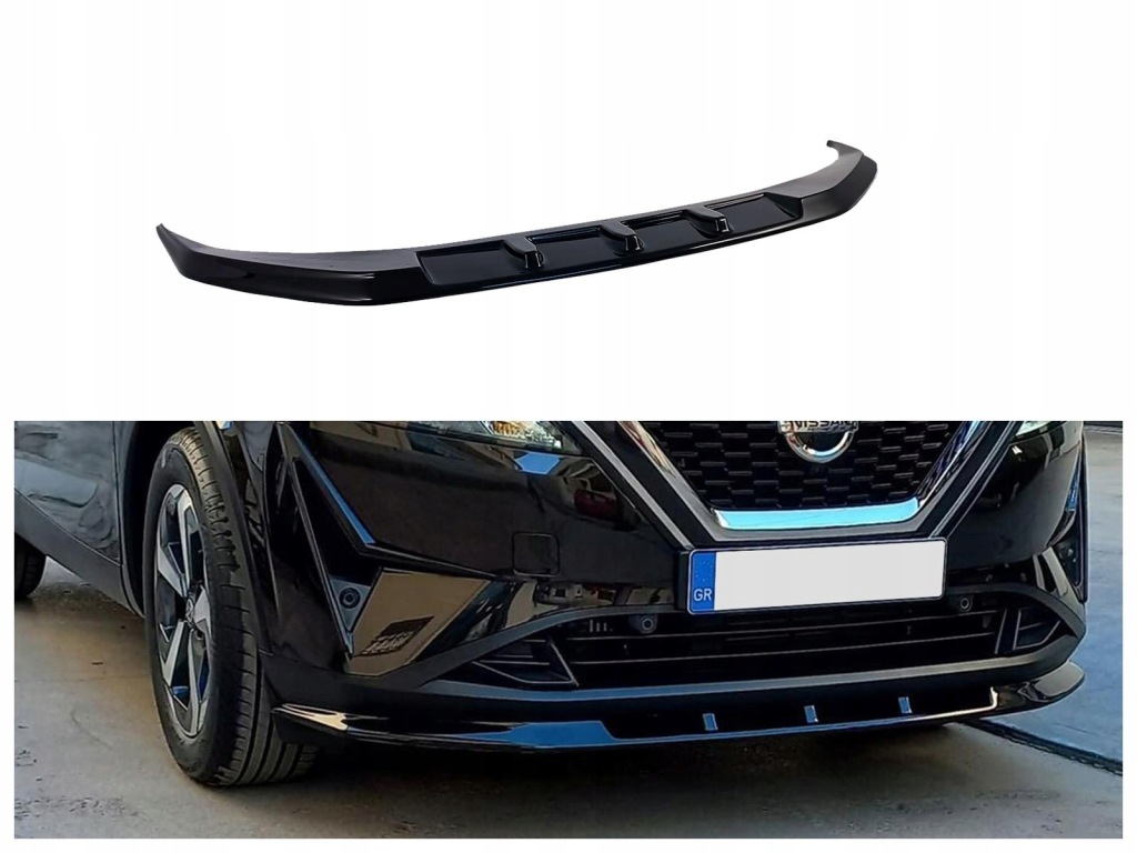 Nástavec předního nárazníku pro hokejový difuzér pro Nissan Qashqai J12 2021-