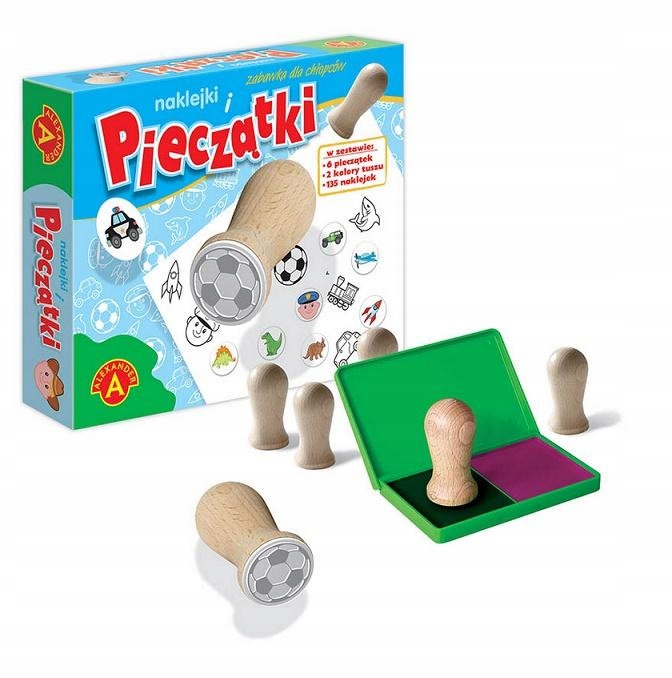 Sada samolepek a razítek pro chlapce Děti Kreativní sada Pevná