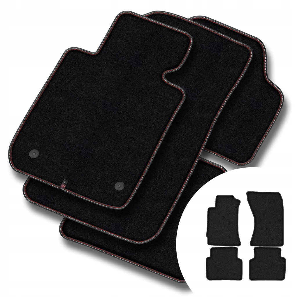 Velurové koberce Premium pro Subaru Forester II Sg 2002-2008