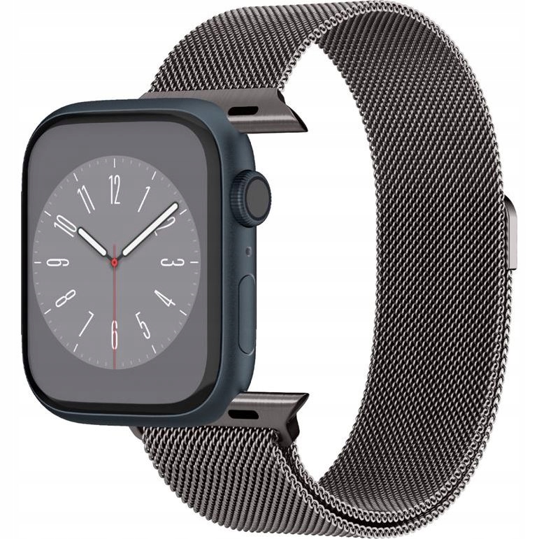 Milánský řemínek pro Apple Watch 49/46/45/44 mm, Spigen Metal Fit, elegantní