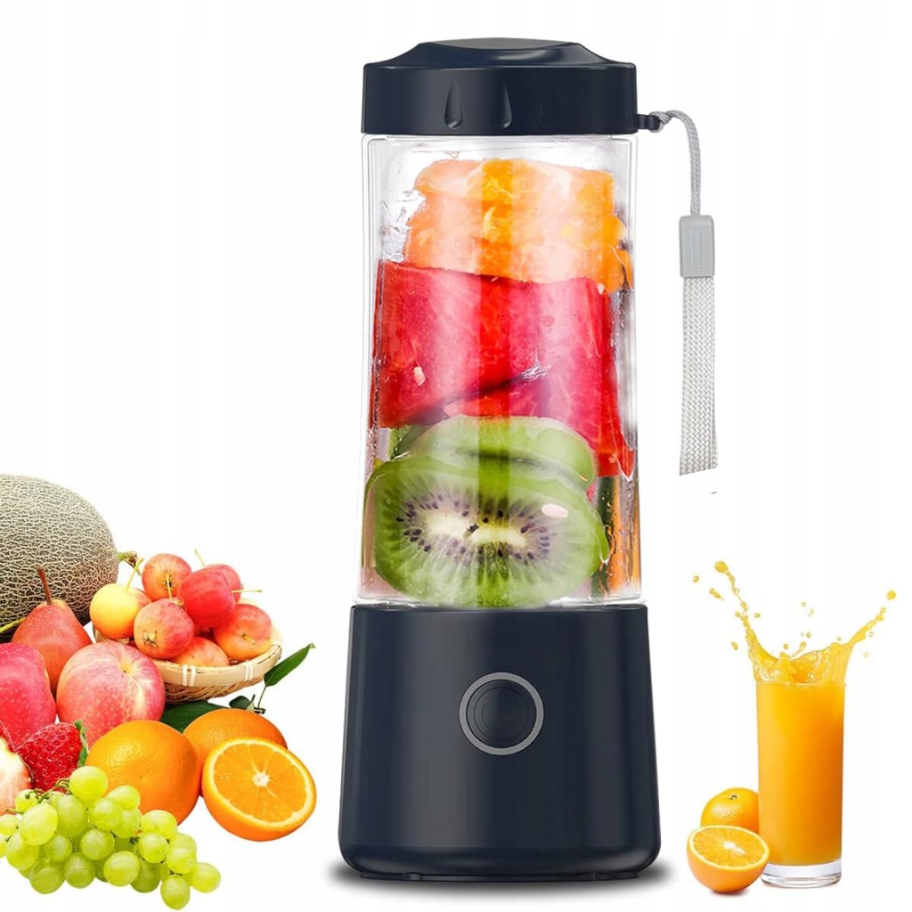 Turistický Mixér Bezdrátový Mini Usb 400 ml 4000 mAh