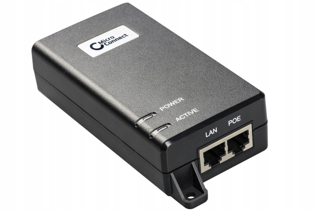Injektor MicroConnect 30W 802.3af/at PoE