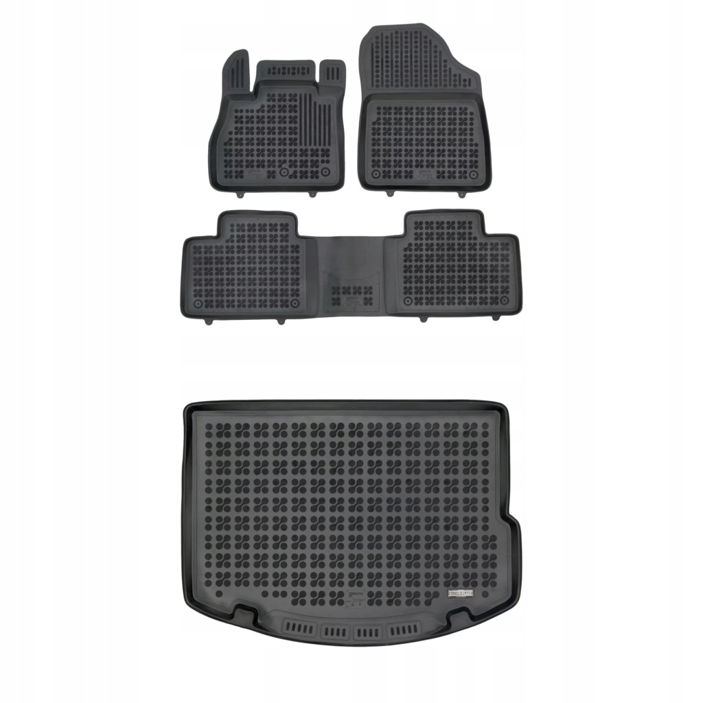 Sada černých koberců gumová podložka Renault Scenic IV 2016-2020