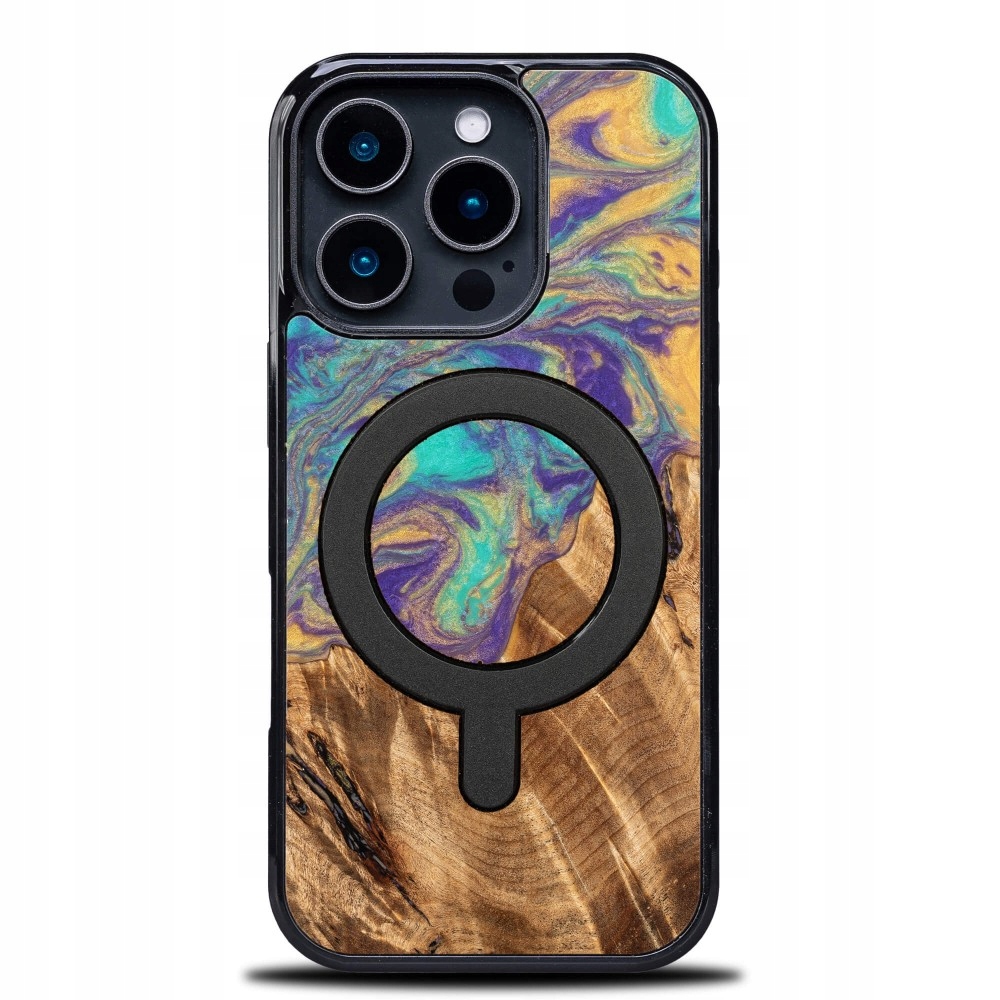 Pouzdro Bewood Unique pro iPhone 16 Pro Planety Merkur s MagSafe