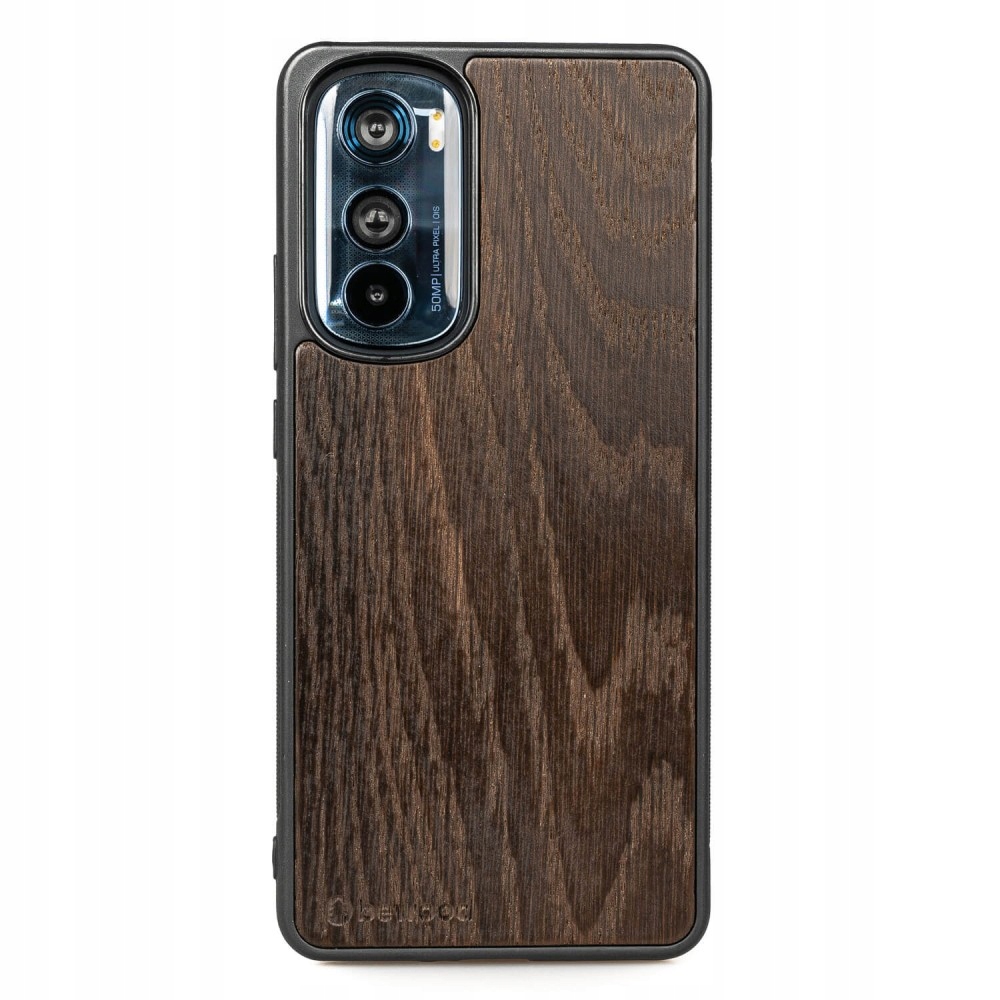 Dřevěné Pouzdro Bewood pro Motorola Edge 30 Dub Uzený