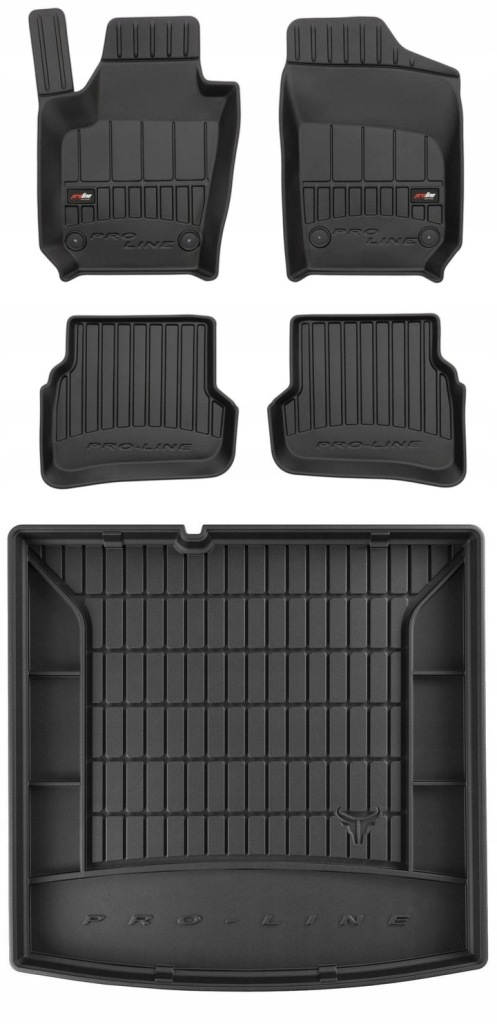 Set 3D gumové rohože Škoda Fabia 3 Kombi 2014-2022 d