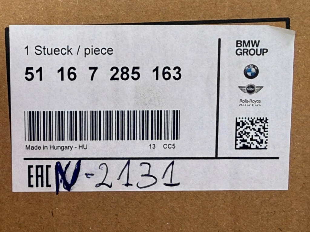 BMW 4 F32 F33 F36 Lusterko Lewe 9 pin Nowe 51167285163 — zdjęcie 7