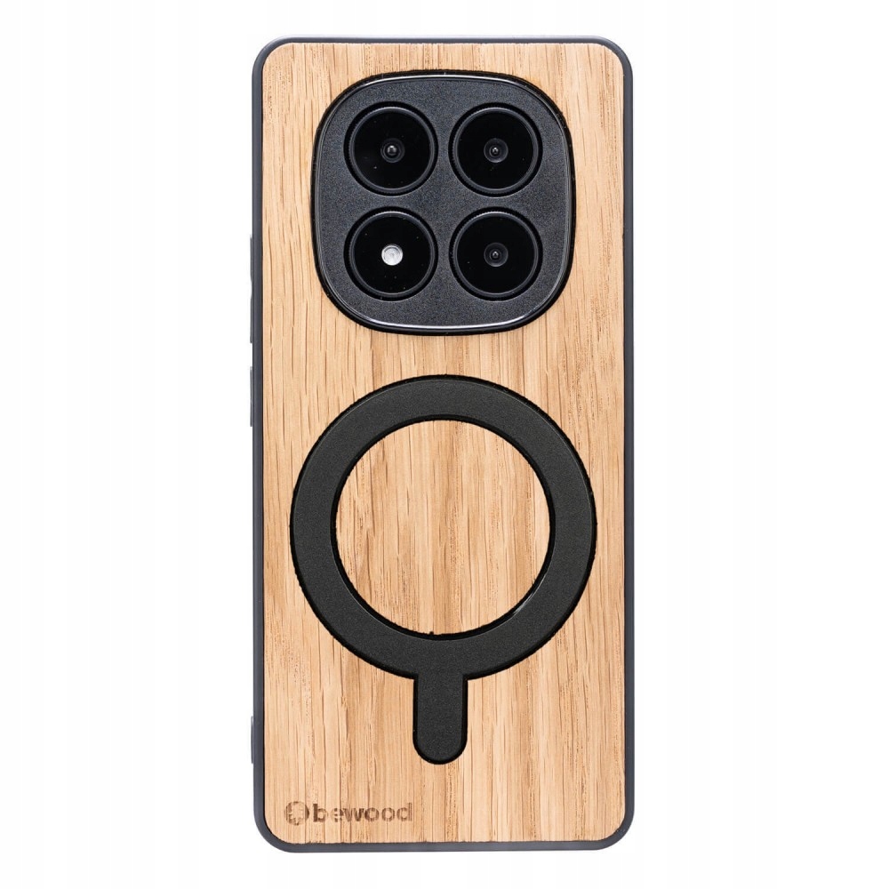 Dřevěné Pouzdro Bewood pro Xiaomi Redmi Note 14 Pro Plus 5G Dub s MagSafe