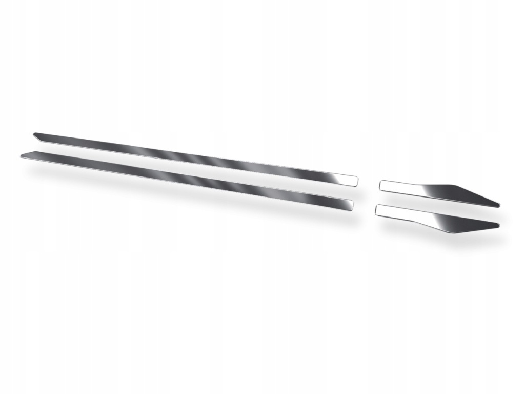 Boční Lišty Chrom Alfa Romeo 147 Hb 3D 2002-