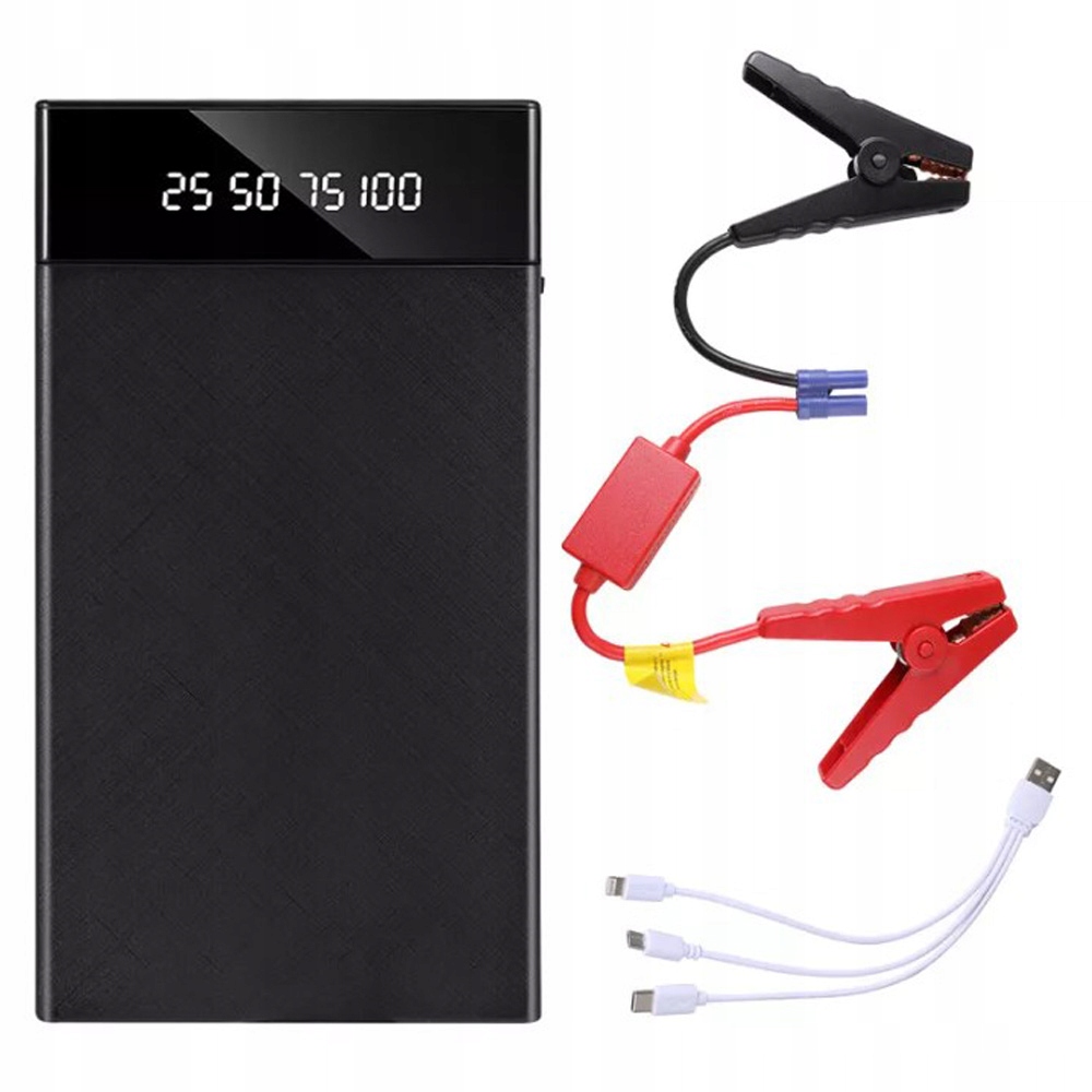 Power Bank Jump Starter Startovací Automobilový Booster 12V 10000MAH Svorky