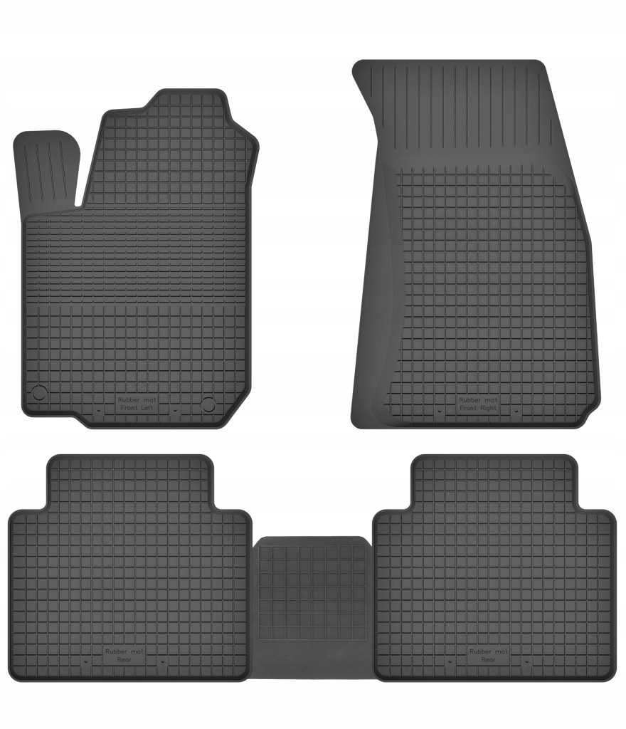 Gumové koberce pro Ford Mondeo MK3 00-07 Tunel