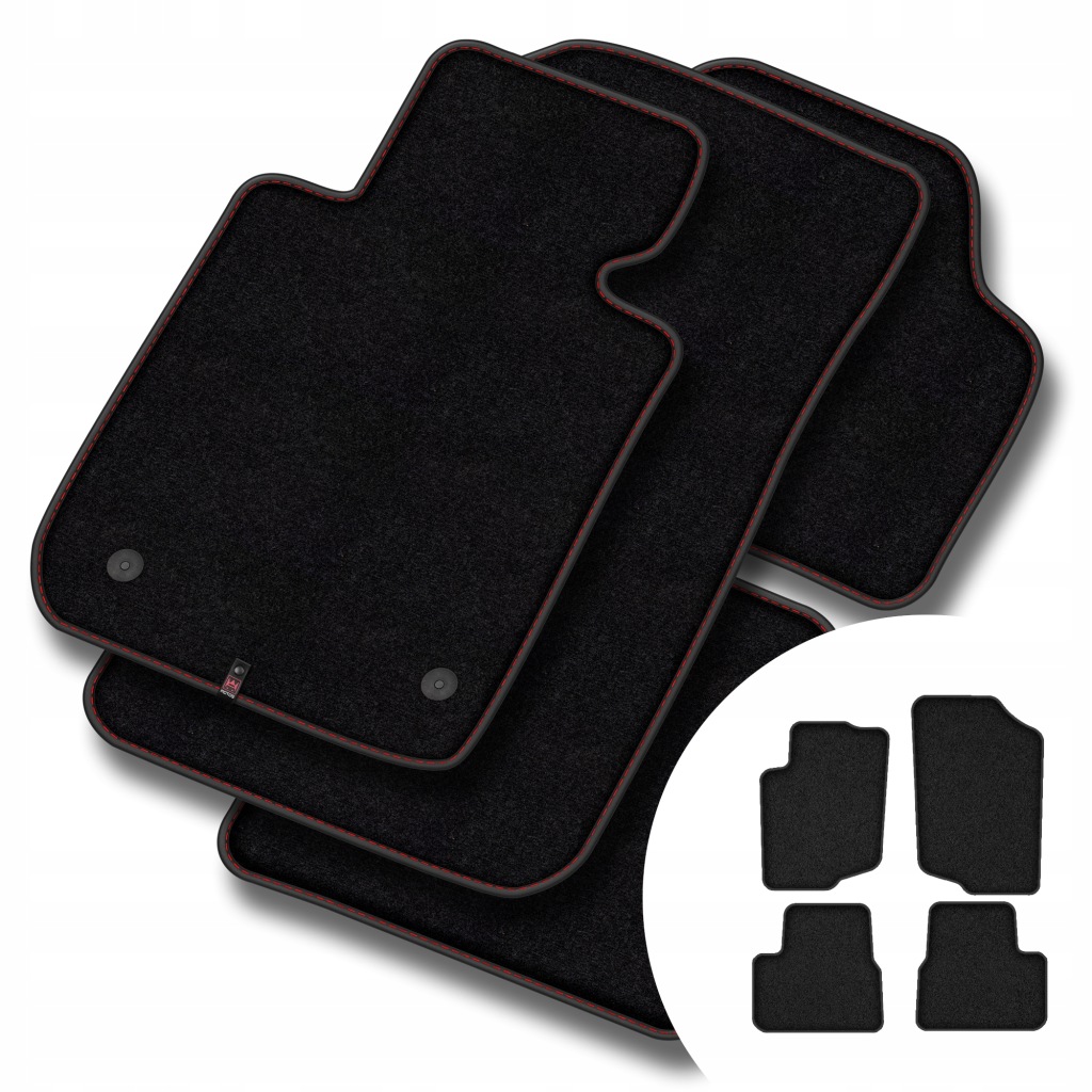 Velurové koberce Premium pro Peugeot 207 2006-2012