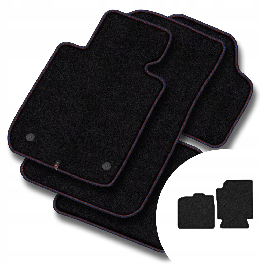 Velurové koberce Premium Smart Fortwo II 2007-14