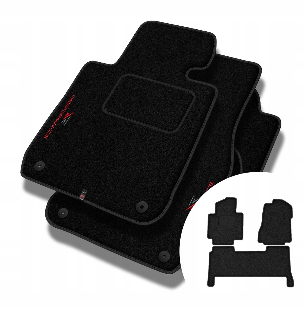Velurové koberce Performance pro Nissan NV200 2009-2019 5 osob