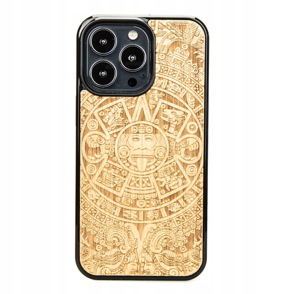 Pouzdro Bewood pro iPhone 13 Pro Kalendář Aztécký Aniegre