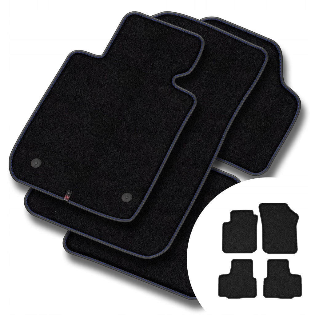 Prémiové velurové koberce pro Seat Mii 2012-2019