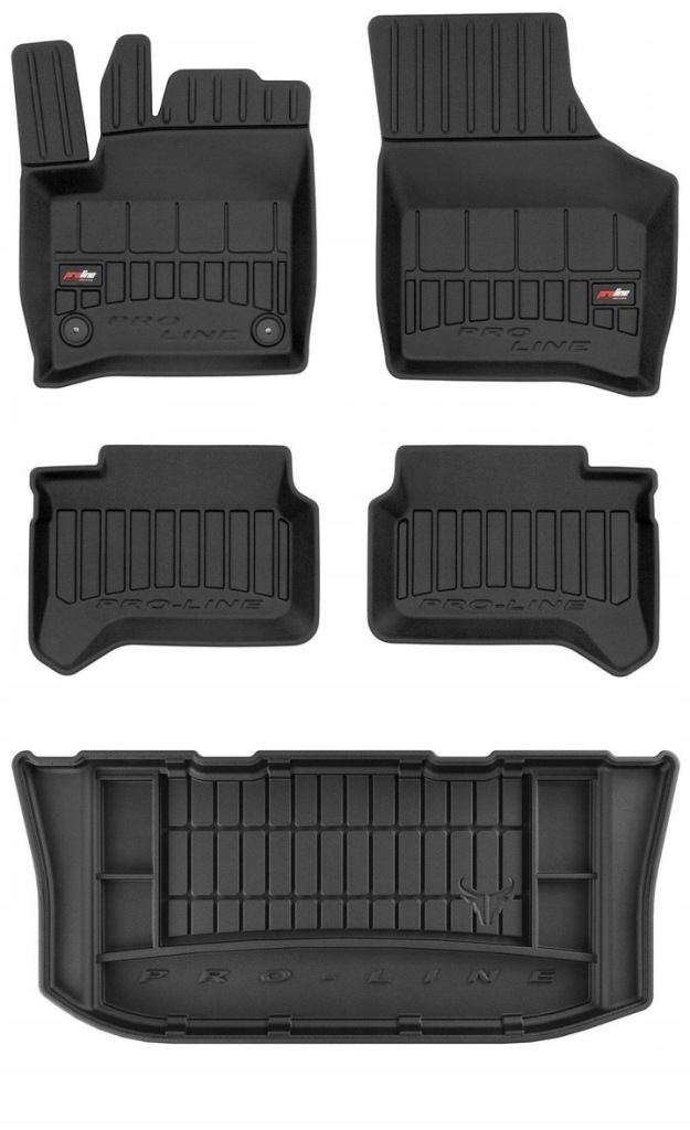 Set 3D gumové rohože Škoda Citigo-e iV Hb 2019-2020