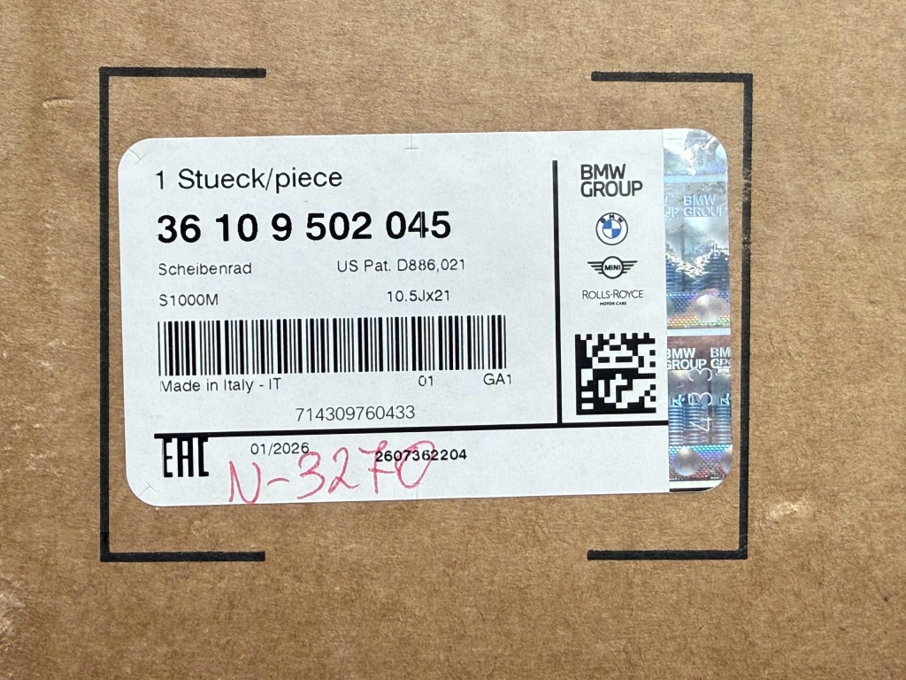 BMW M2 M3 M4 4x Felgi 9,5Jx20 10,5Jx21 ET20 Nowe OE 9502044 9502045 — zdjęcie 16