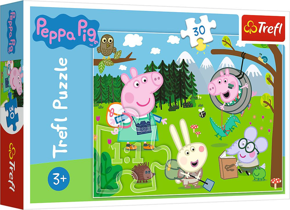 Puzzle pro 3LETÉ Dítě prasátko Pepa Puzzle z Pohádky Skládačky pro nejmenší