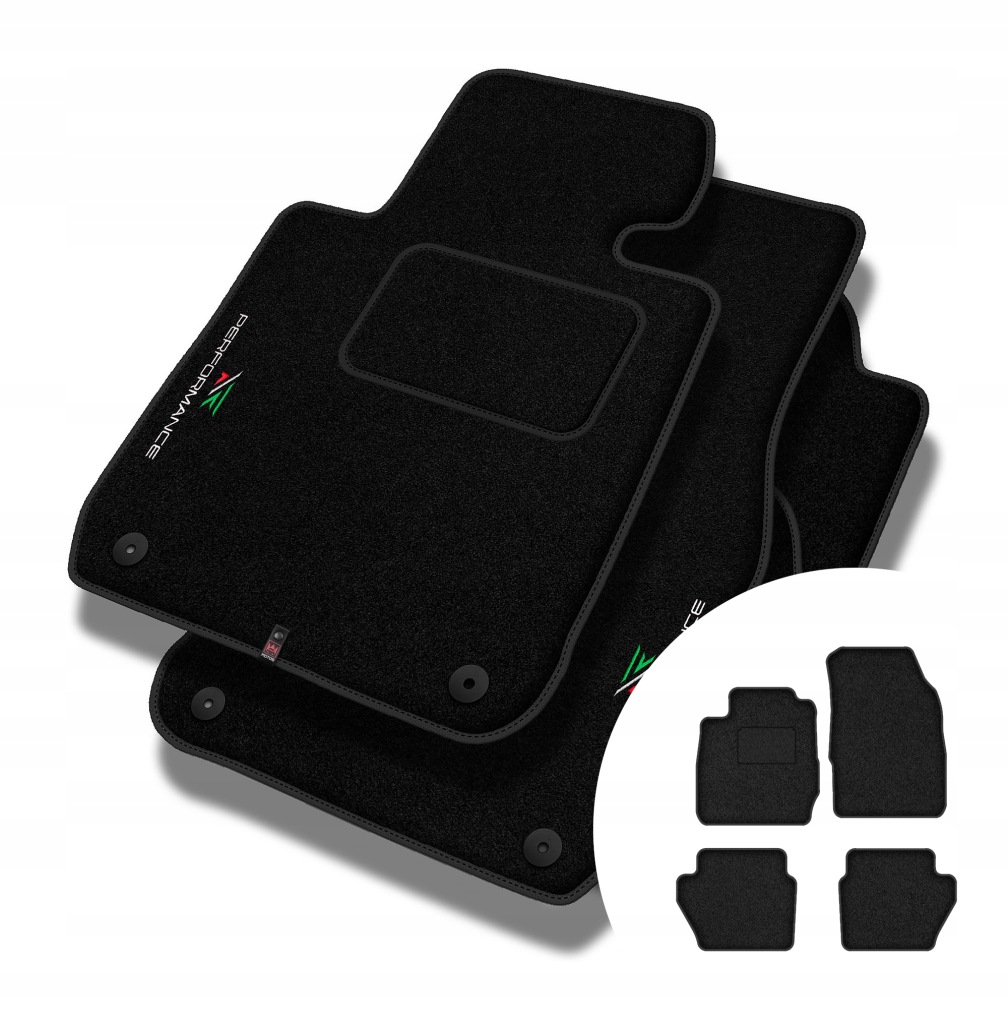 Velurové koberce Performance pro Ford Fiesta VI 2008-2012