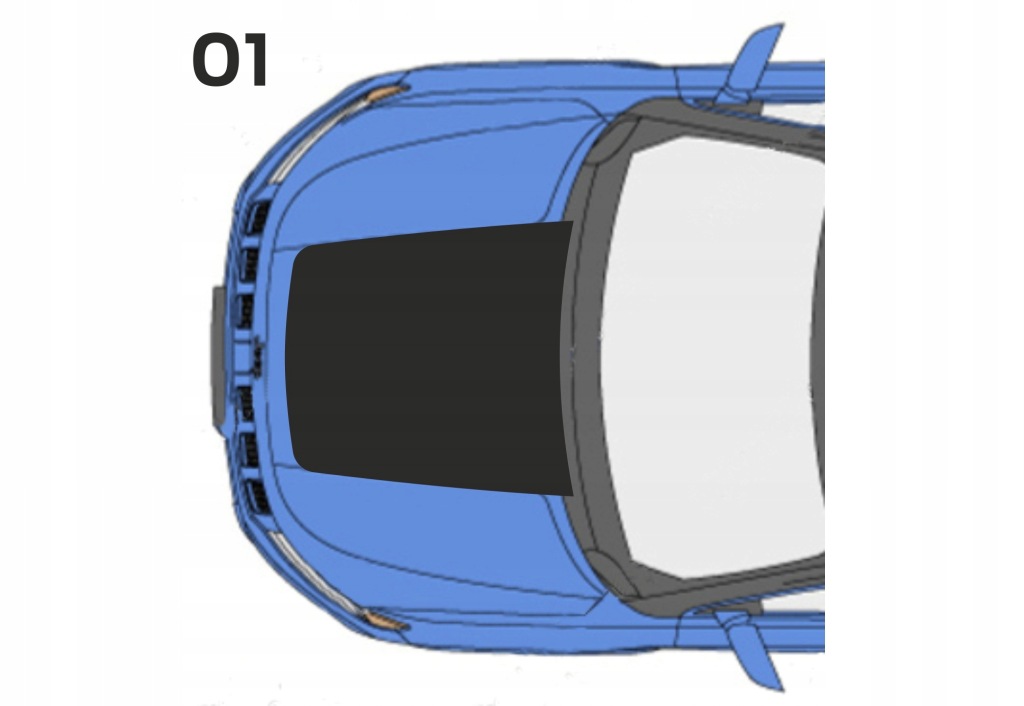 Samolepky na kapotu Jeep Compass II 01