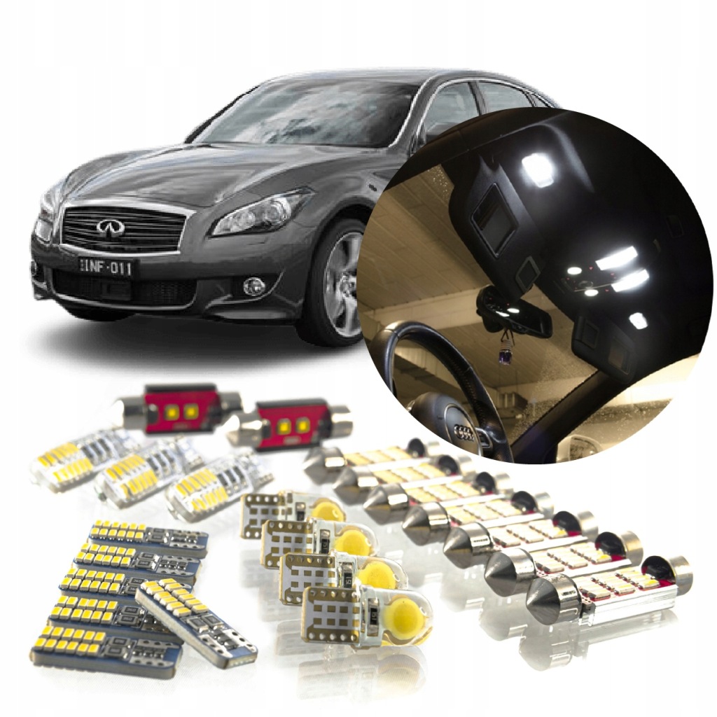 Infiniti M35H Y51 Sada Led Osvětlení Interiéru! Vip