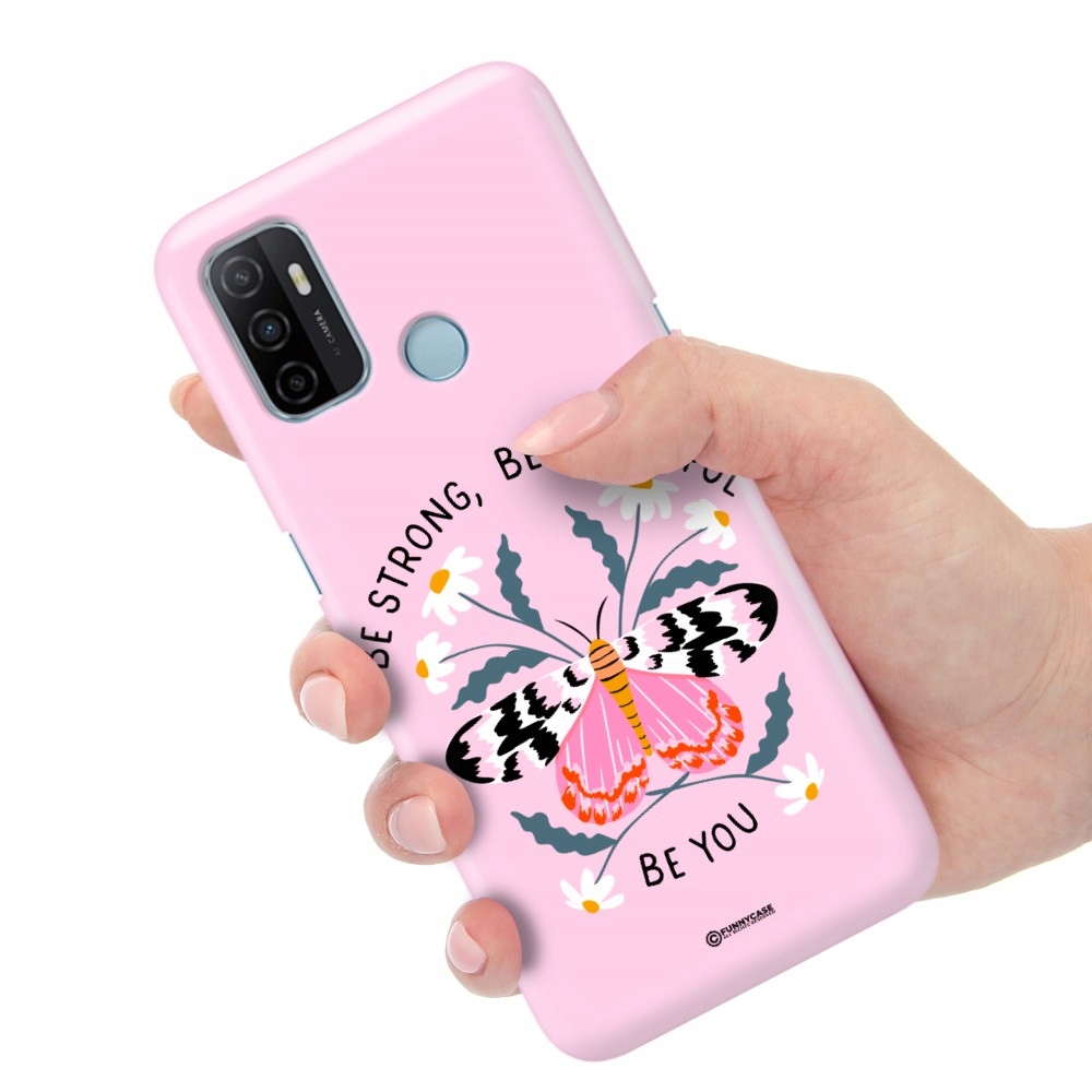 Pouzdro pro Oppo A53 Ekologie Flight of Fancy Motýli Motýlci Příroda Mix vzorů