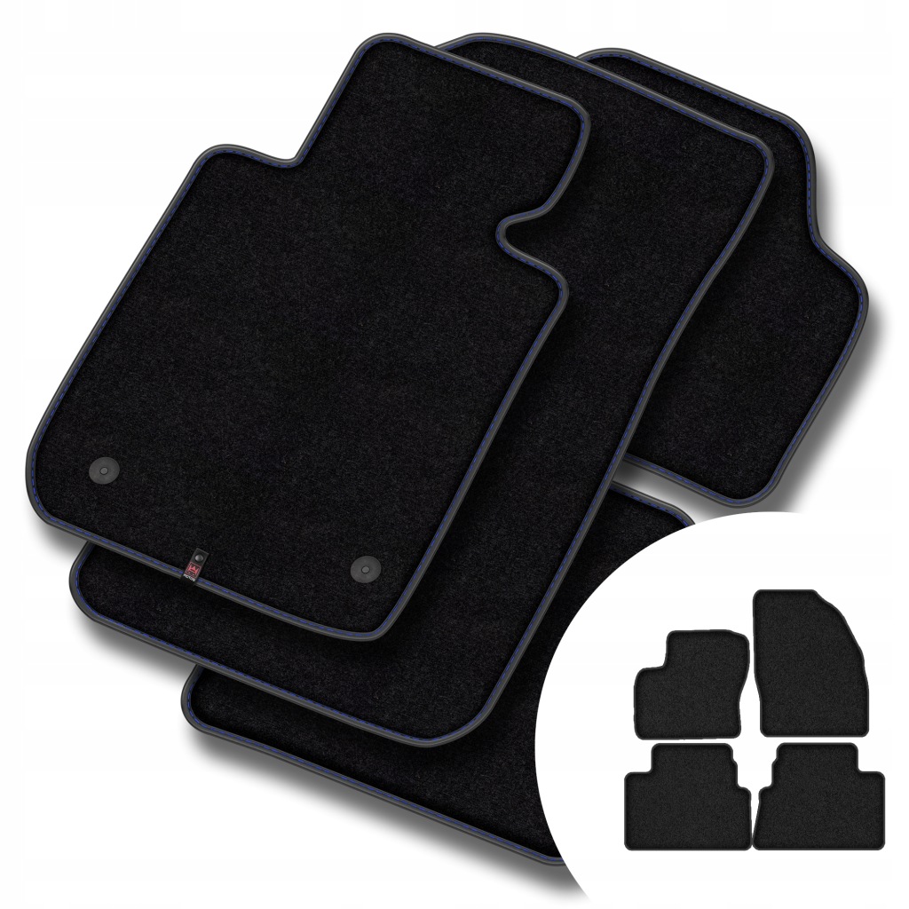 Velurové koberce Premium Ford Fiesta V 2005-2008