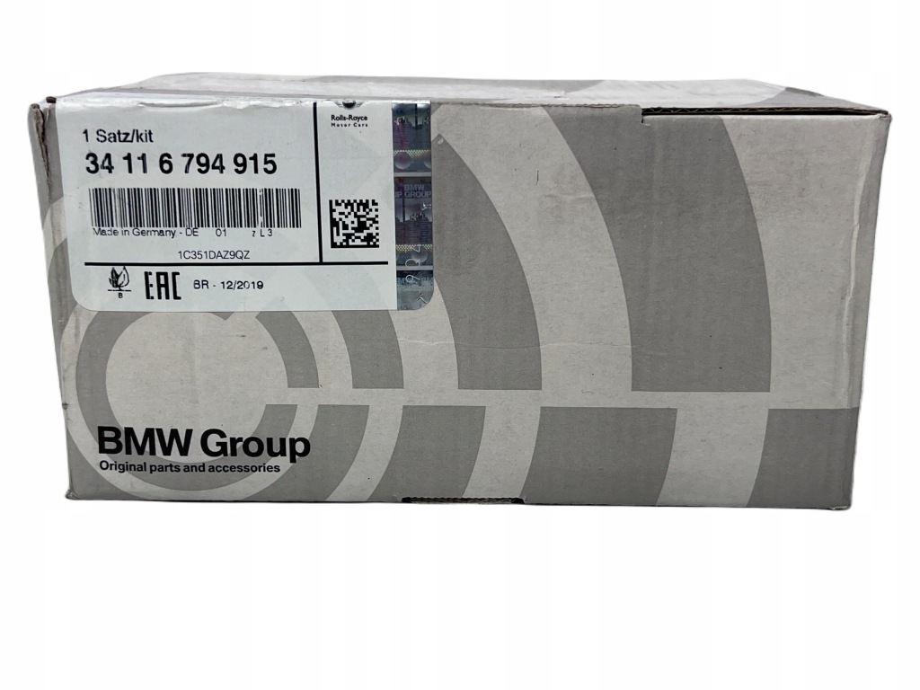 Bmw 5 E60 530XD Klocki hamulcowe przód 6794915 — zdjęcie 3