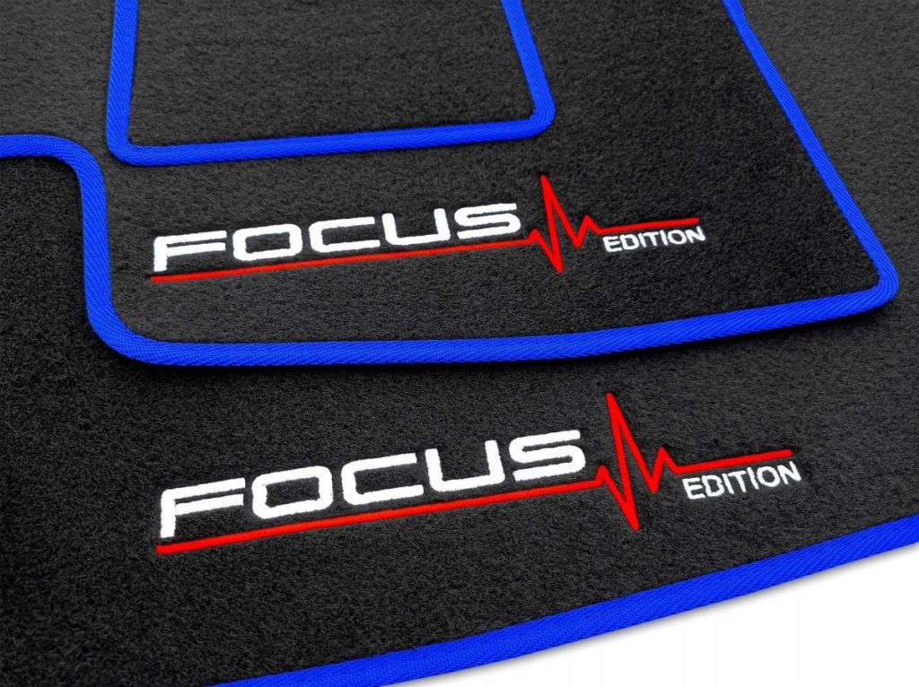 Velurové Koberce Ford Focus MK3 (2010-2018) 2x Focus Edition