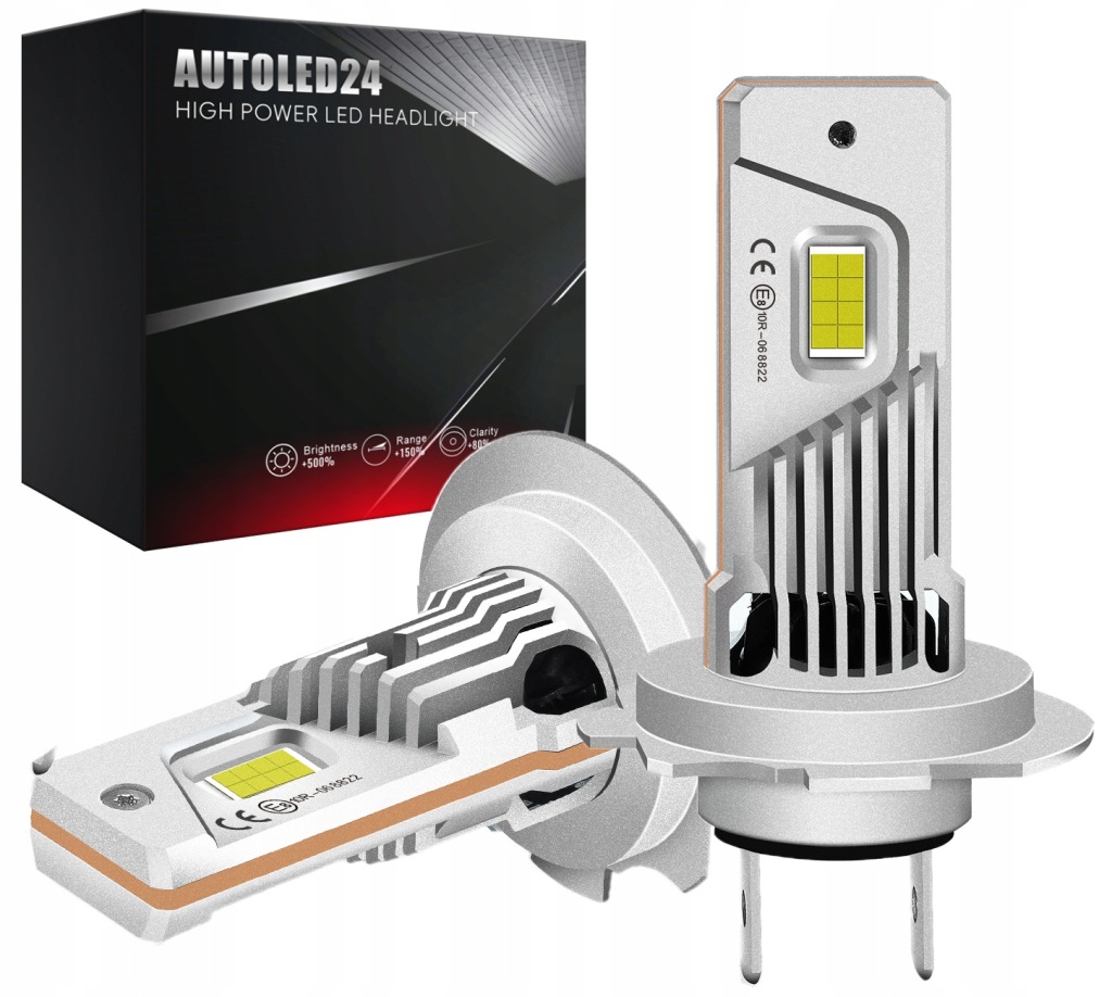 Led Žárovky H7 Motorhook Homologace 25000LM Csp Canbus Pro Silné Retrífy