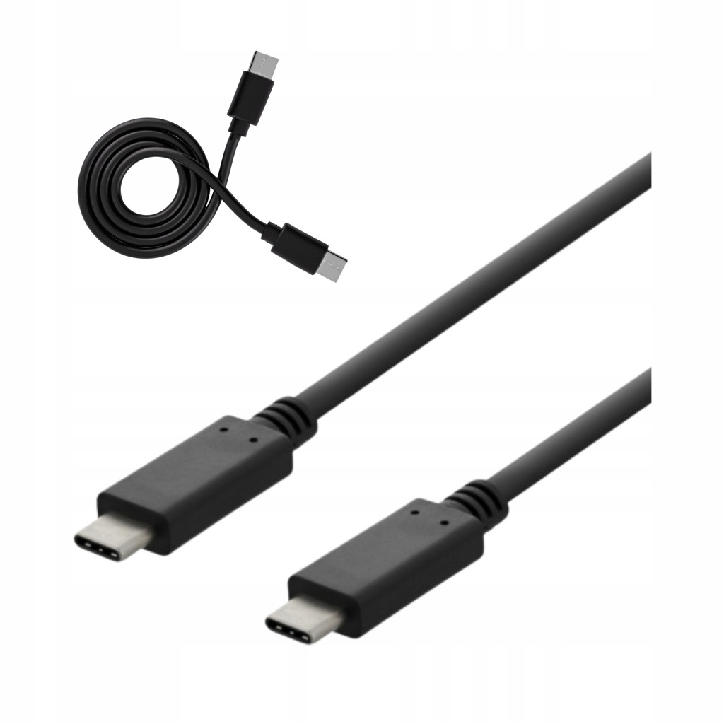 Zdjęcie okazji: ⚡ Okazja! Super Wytrzymały Kabel USB-C Deltaco 1m - Czarny 🔥
