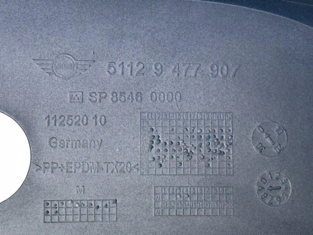 MINI Countryman F60 Dokładka Zderzaka Tylna Tył Nowa OE 9880363 — zdjęcie 6