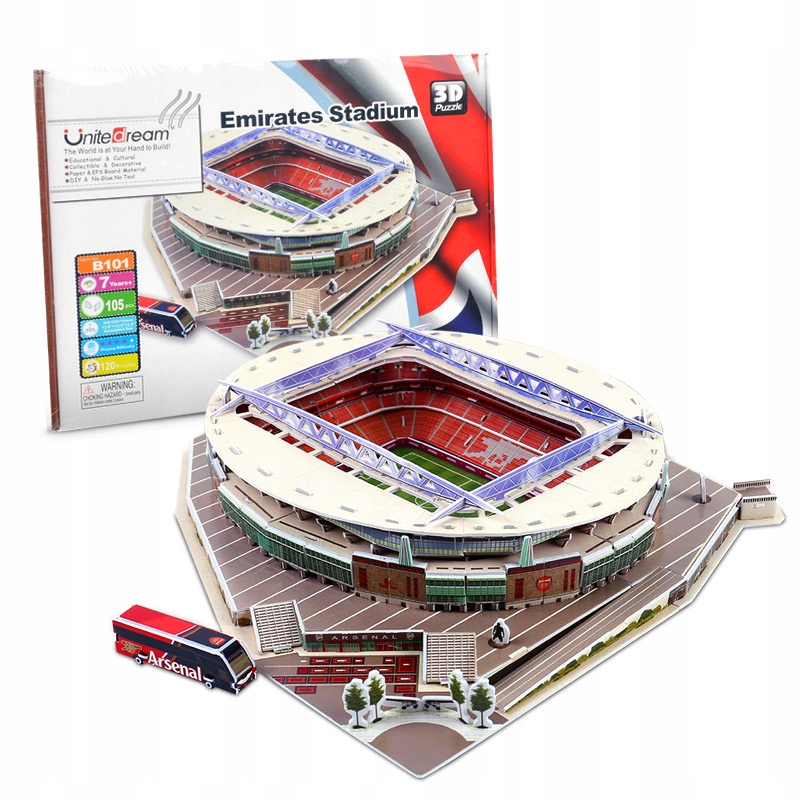 Fotbalový stadion Emirates Stadium Puzzle