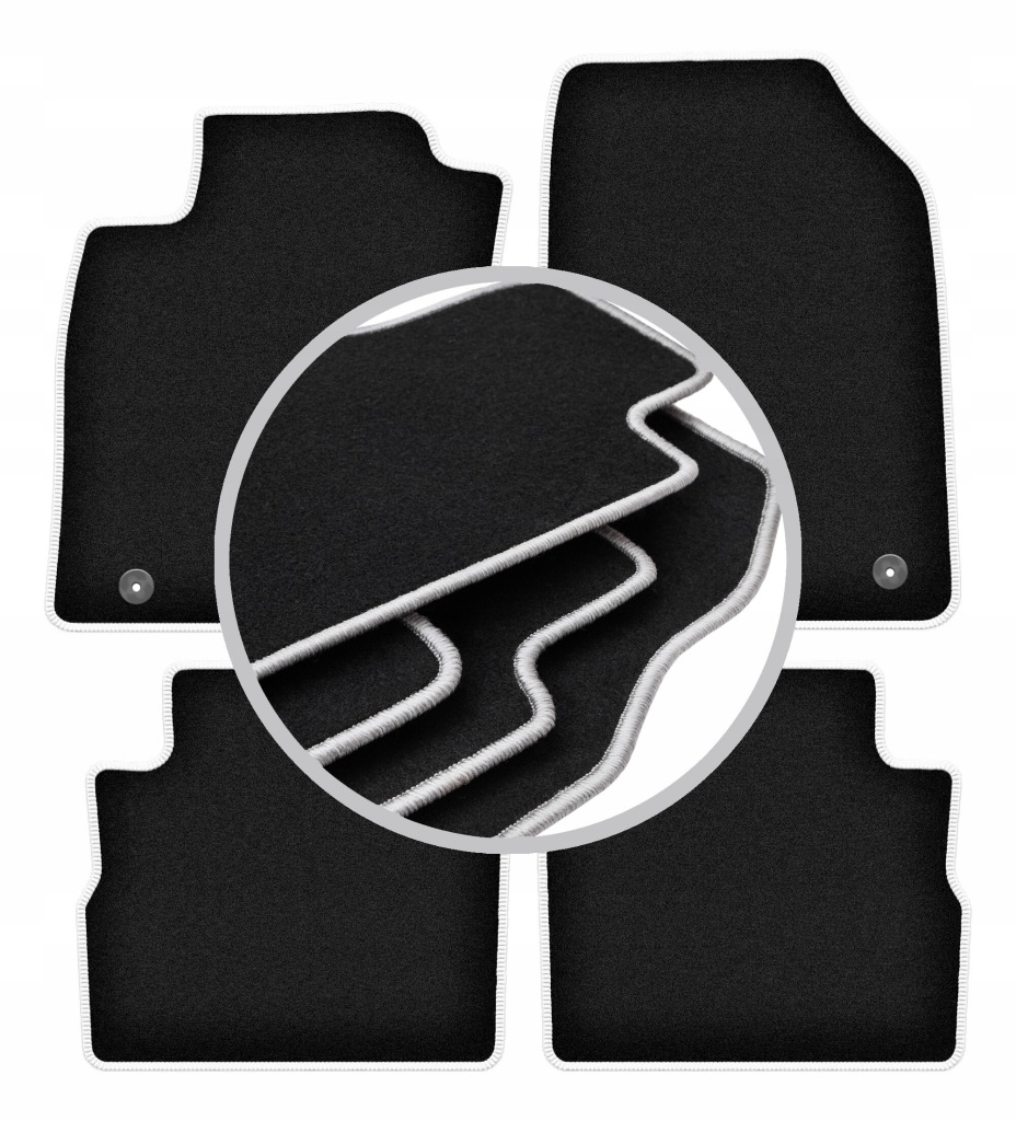 Koberce do auta stříbrné barvy pro: Opel Signum kombi 2003-2008