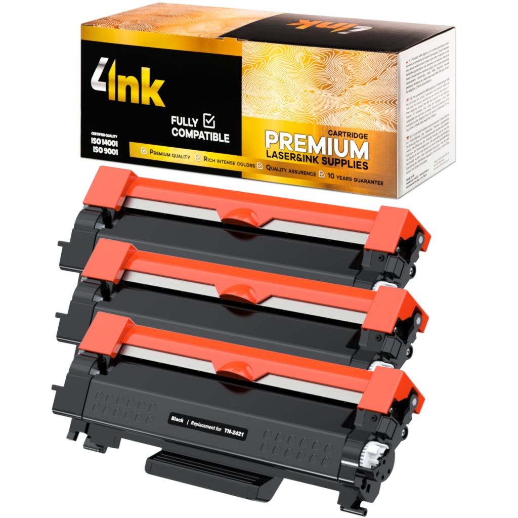 3x toner TN-2421 pro Brother HL-L2352DW, MFC-L2712DW, MFC-L2732DW, DCP-L2532DW