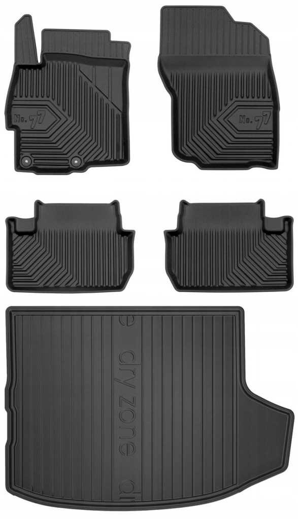 Set 77 Koberce a rohože Mitsubishi Lancer 8 Hatchback 2007-2017 g