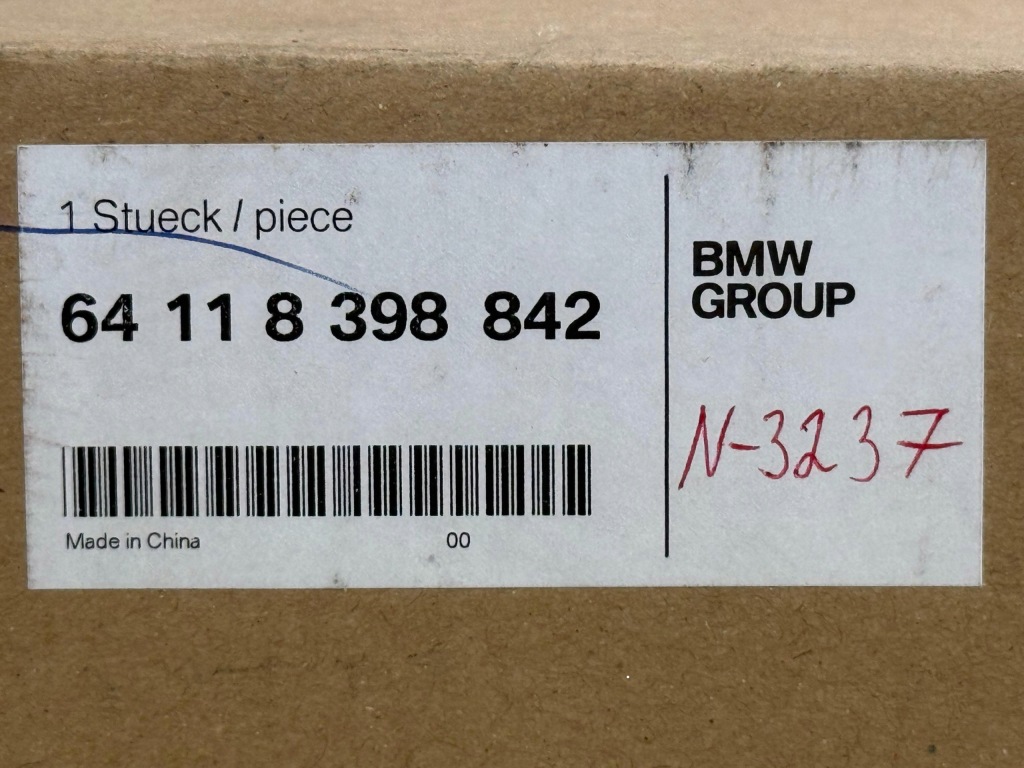 BMW Z3 E36 Nagrzewnica Chłodniczka BEHR Nowa OE 64118398842 8398842 — zdjęcie 7