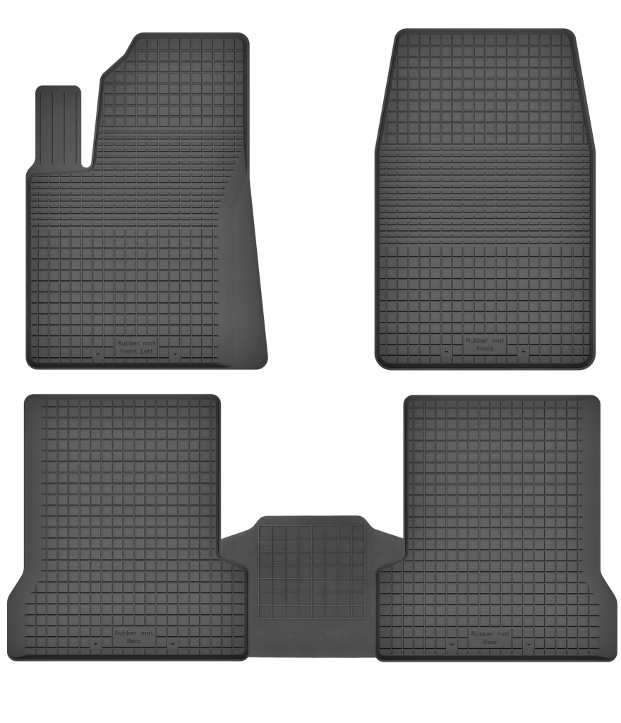 Gumové koberce pro Ford Fiesta MK6 02-08 Tunel